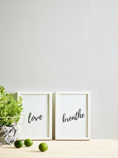 A.S. Création Tapete Attractive 2 363781 Hellgrau Uni Wandtapete Vliestapeten