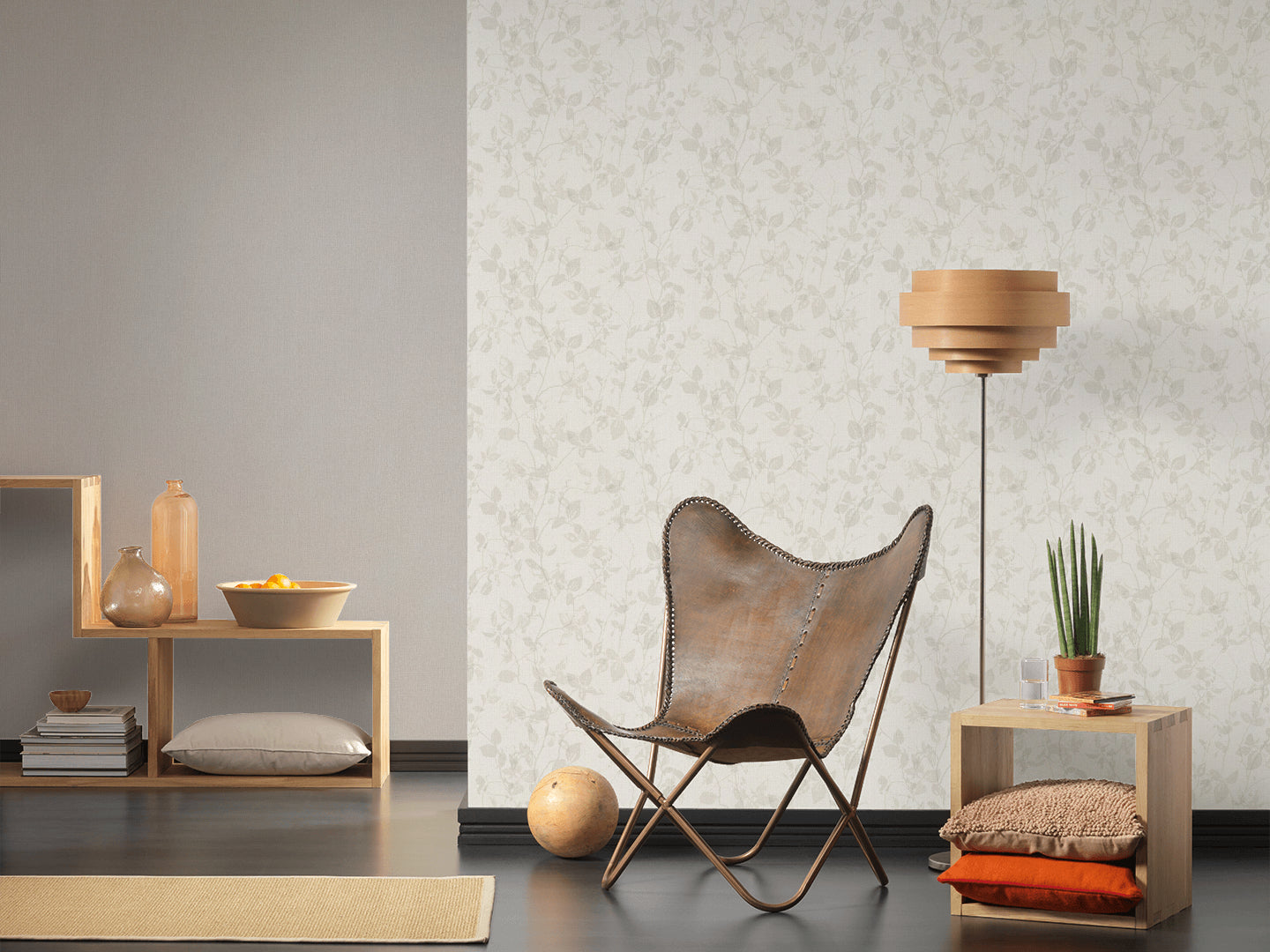 A.S. Création Tapete Attractive 2 363784 Grau Uni Wandtapete Vlies Vliestapeten