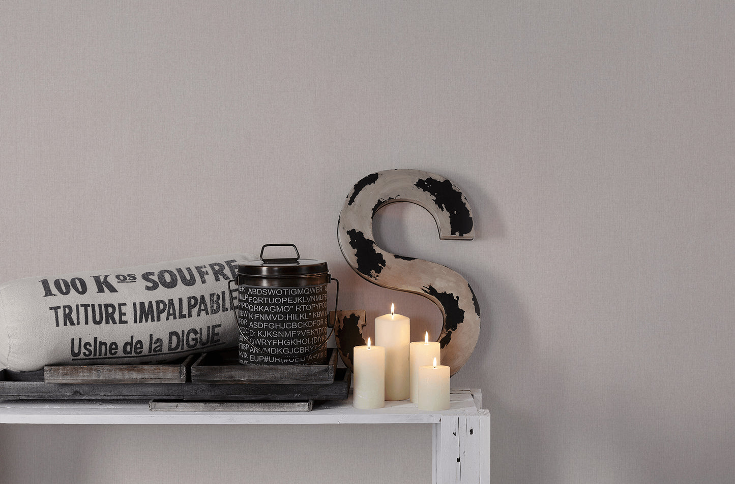 A.S. Création Tapete Attractive 2 363784 Grau Uni Wandtapete Vlies Vliestapeten