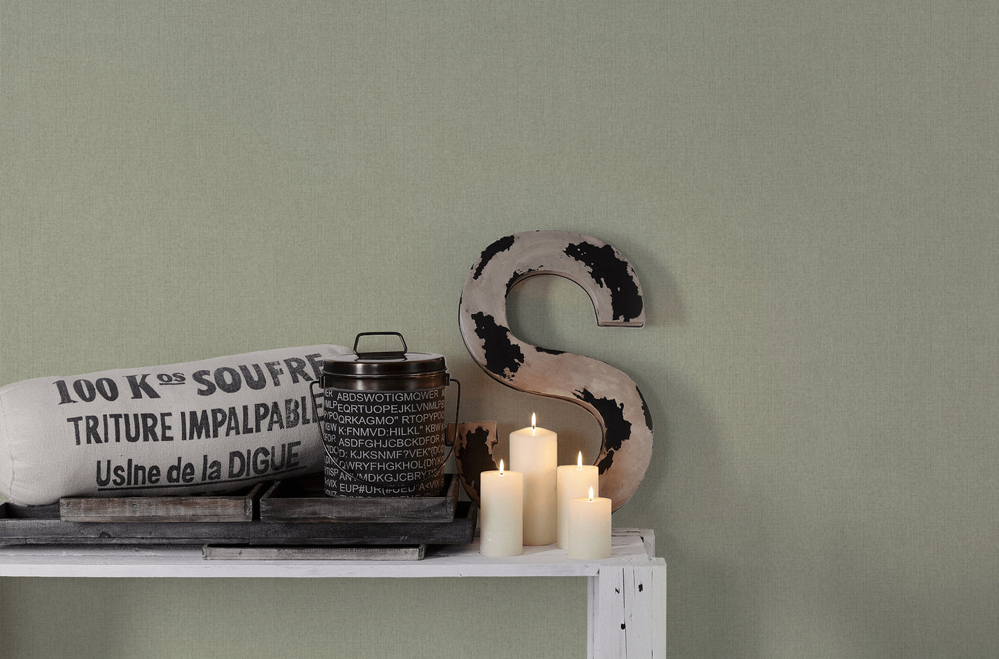 A.S. Création Tapete Attractive 2 363787 Grün Uni Wandtapete Vlies Vliestapeten