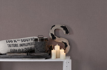 A.S. Création Unitapete Braun Vliestapete 363788 Wandtapete