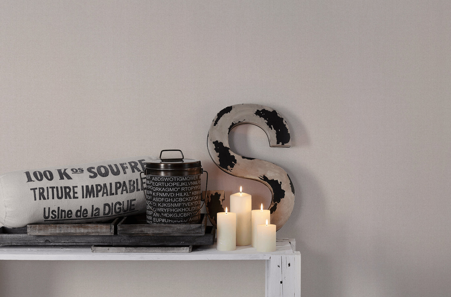 A.S. Création Unitapete Beige Vliestapete 363805 Wandtapete