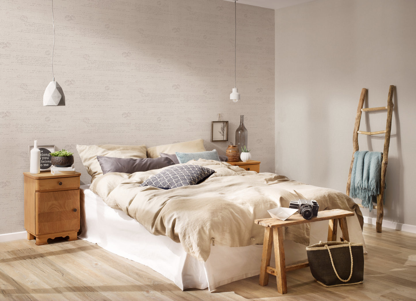 A.S. Création Ausgefallene Tapete Beige Vliestapete 363822 Wandtapete