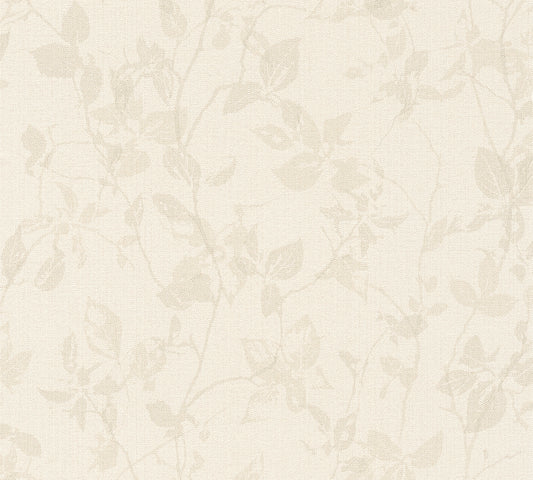A.S. Création Blumentapete Beige Vliestapete 363974 Wandtapete
