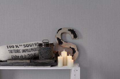 A.S. Création Unitapete Grau Vliestapete 364523 Wandtapete