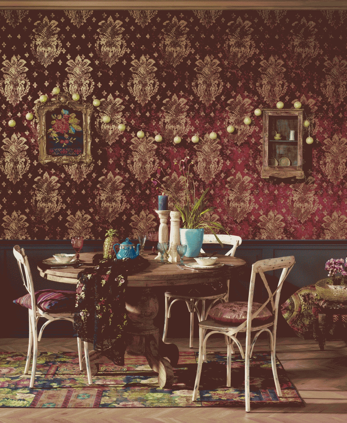 A.S. Création Orientalische Tapete Rot 364564 Tapete Boho Love Wandtapete Design