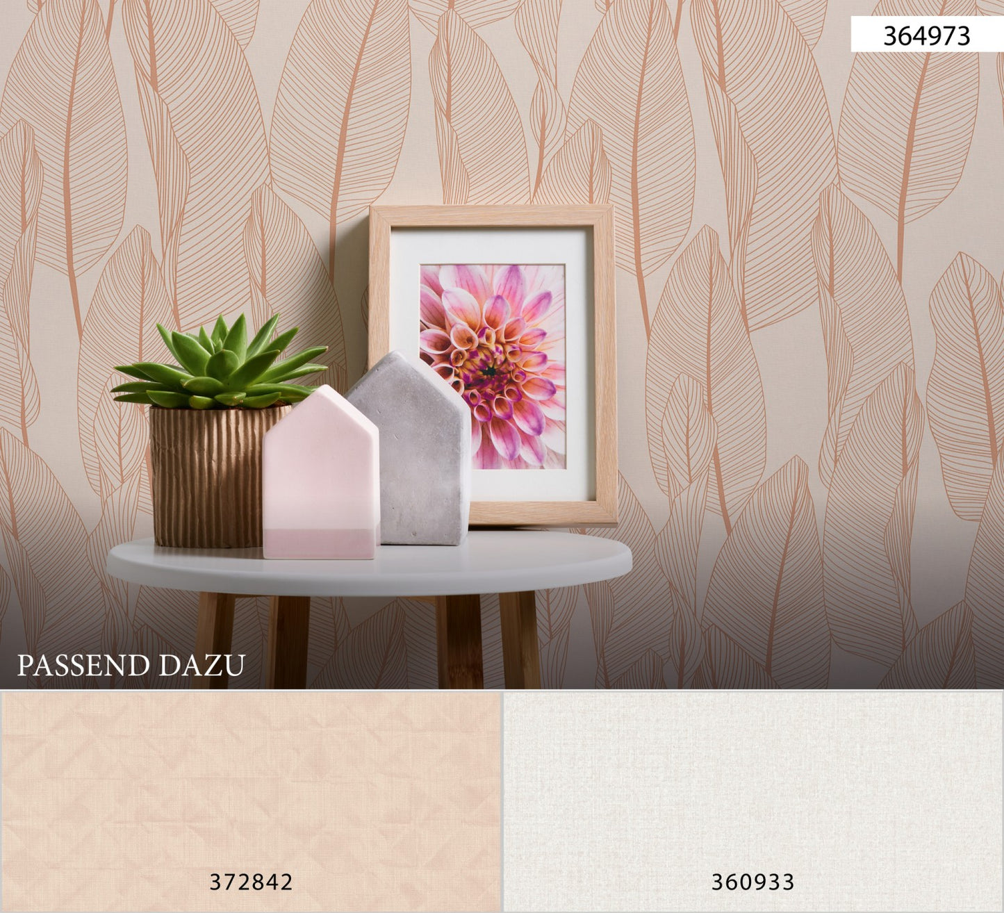 Blumentapete Rosa Vliestapete 364973 Wandtapete A.S. Création Tapete