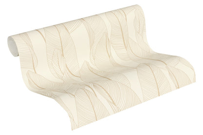 Blumentapete Beige Vliestapete 364977 Wandtapete A.S. Création Tapete