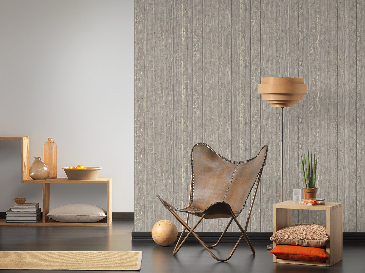 A.S. Création Tapeten in Holzoptik Braun Vliestapete 365731 Wandtapete