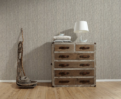 A.S. Création Tapeten in Holzoptik Braun Vliestapete 365731 Wandtapete