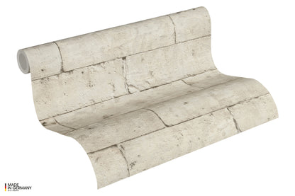 A.S. Création Steintapete Beige Vliestapete 366201 Wandtapete