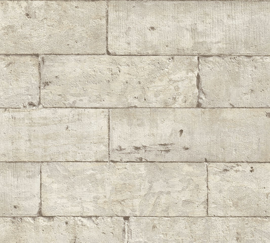 A.S. Création Steintapete Beige Vliestapete 366201 Wandtapete