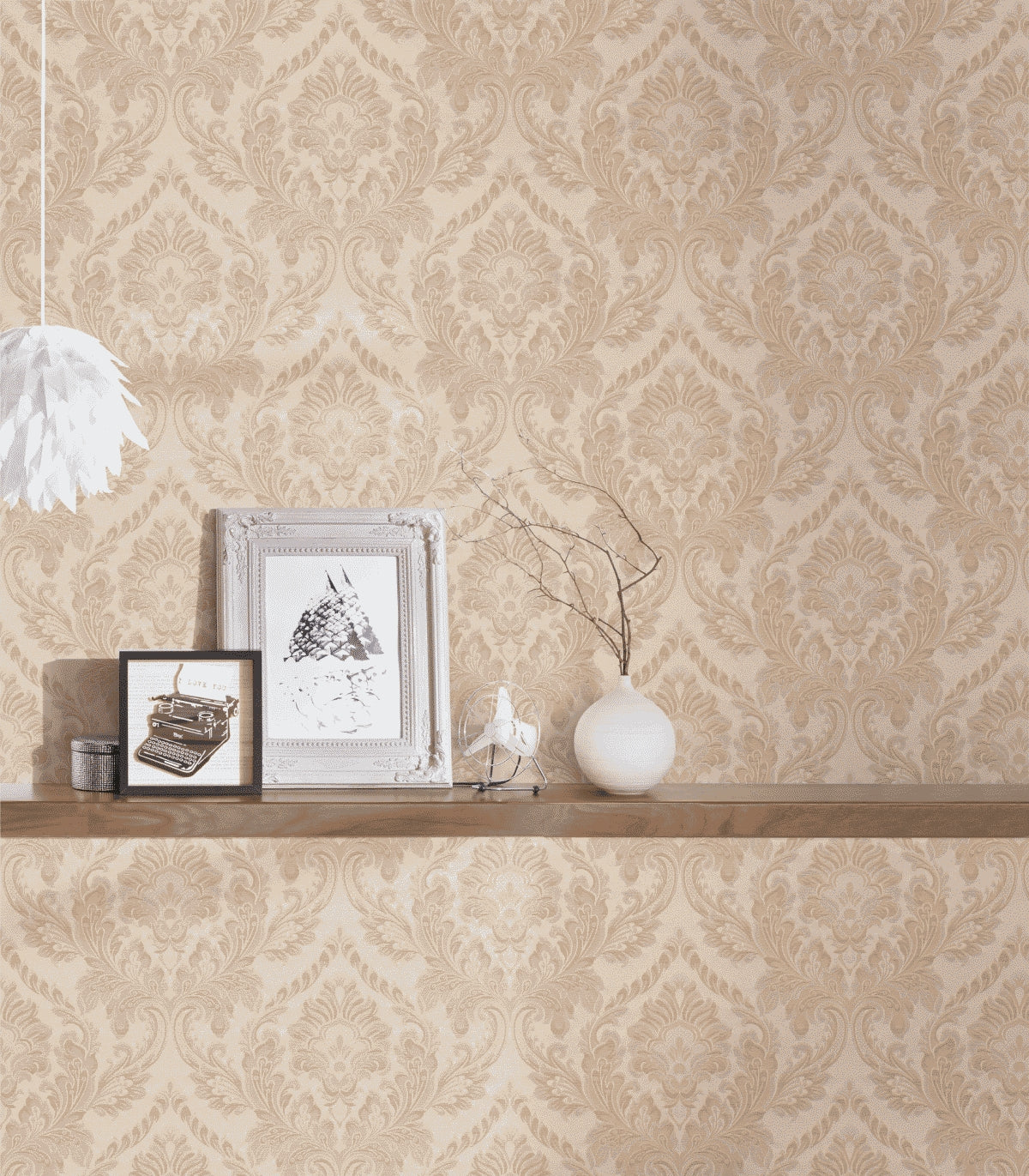A.S. Création Barocktapete Barock Beige 366683 Tapete Di Seta Wandtapete Design