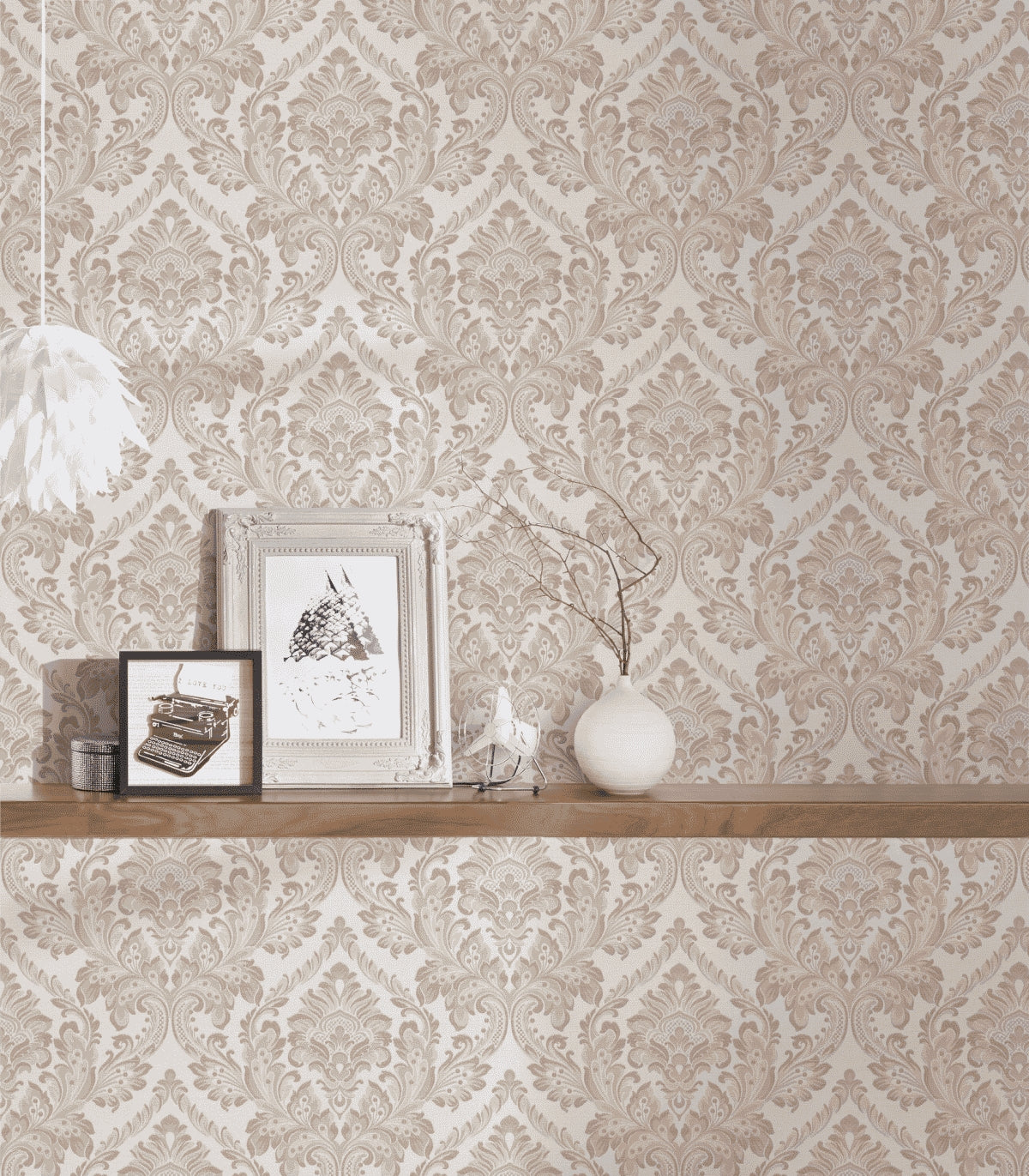 A.S. Création Barocktapete Barock Braun 366685 Tapete Di Seta Wandtapete Design