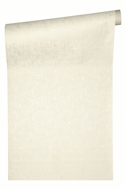 A.S. Création Unitapete Uni einfarbig Creme 366702 Tapete Di Seta Wandtapete