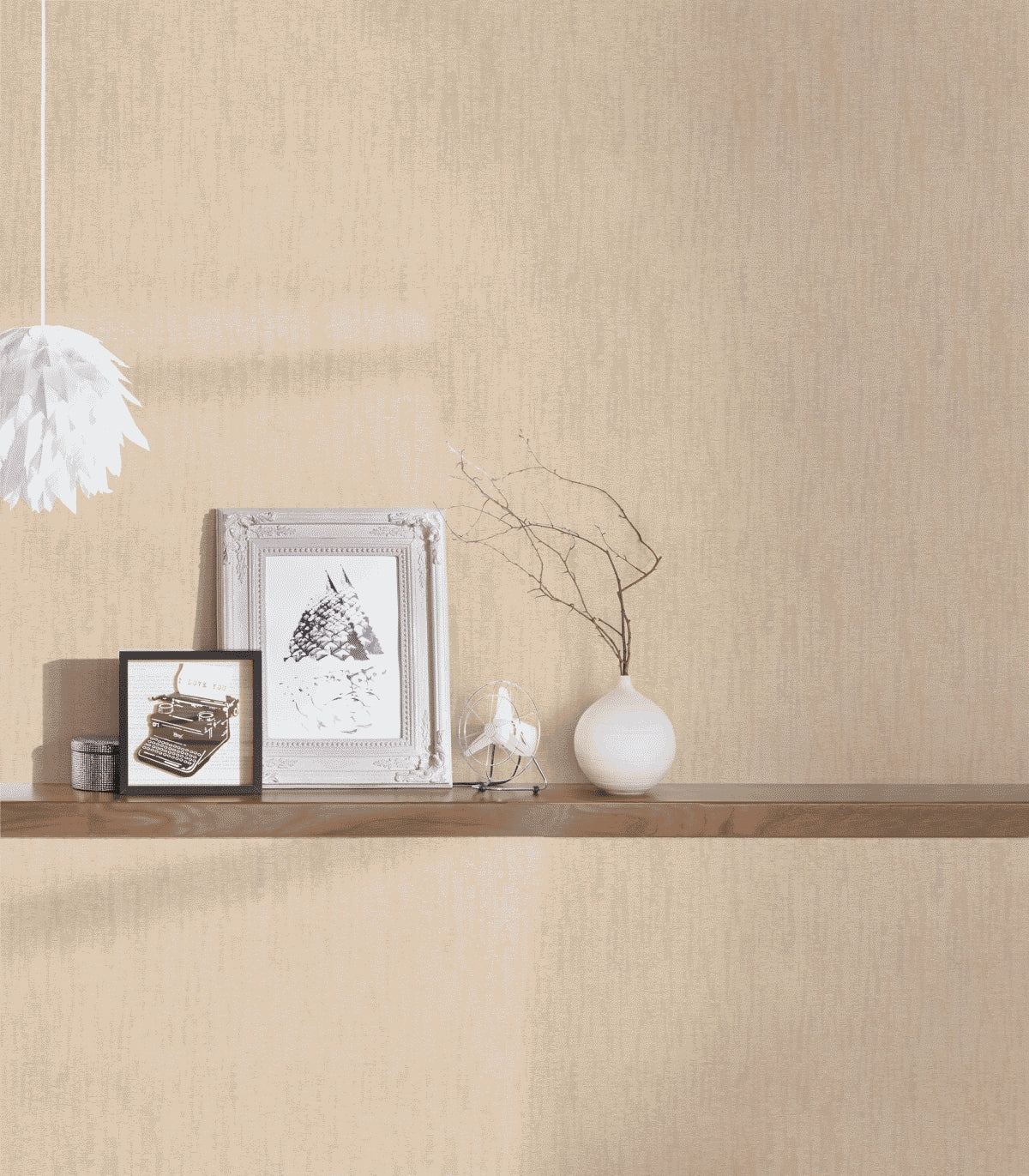 A.S. Création Unitapete Uni einfarbig Orange 366714 Tapete Di Seta Wandtapete