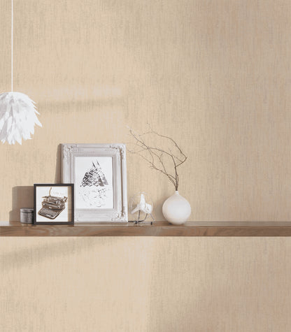 A.S. Création Unitapete Uni einfarbig Orange 366714 Tapete Di Seta Wandtapete