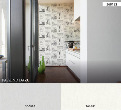 A.S. Création Unitapete Weiß Vliestapete 366881 Wandtapete