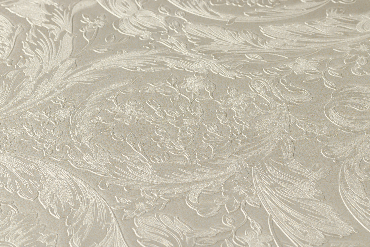 Versace Home Barocktapete Silber 366921 Luxus Vlies Designertapete Tapete Design