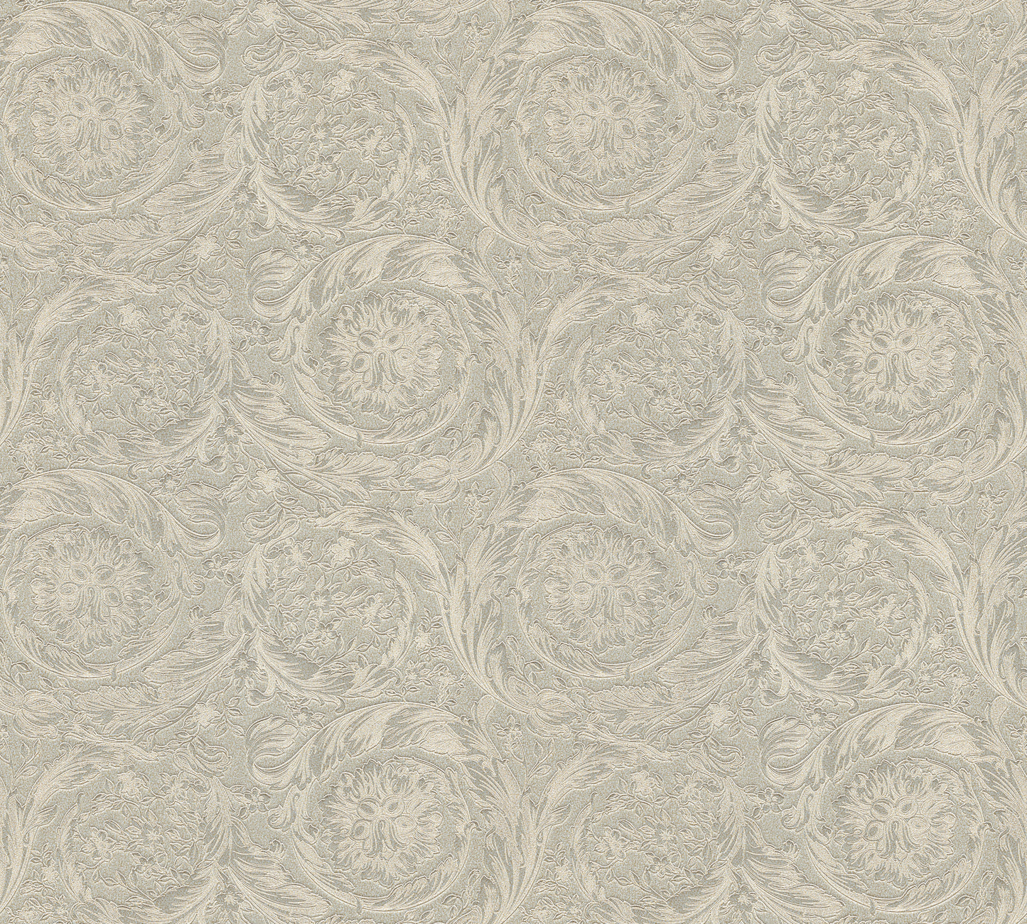 Versace Home Barocktapete Silber 366921 Luxus Vlies Designertapete Tapete Design