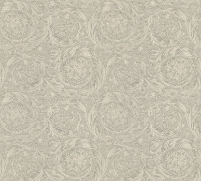Versace Home Barocktapete Silber 366921 Luxus Vlies Designertapete Tapete Design
