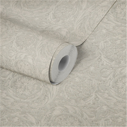 Versace Home Barocktapete Silber 366921 Luxus Vlies Designertapete Tapete Design