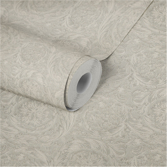 Versace Home Barocktapete Silber 366921 Luxus Vlies Designertapete Tapete Design