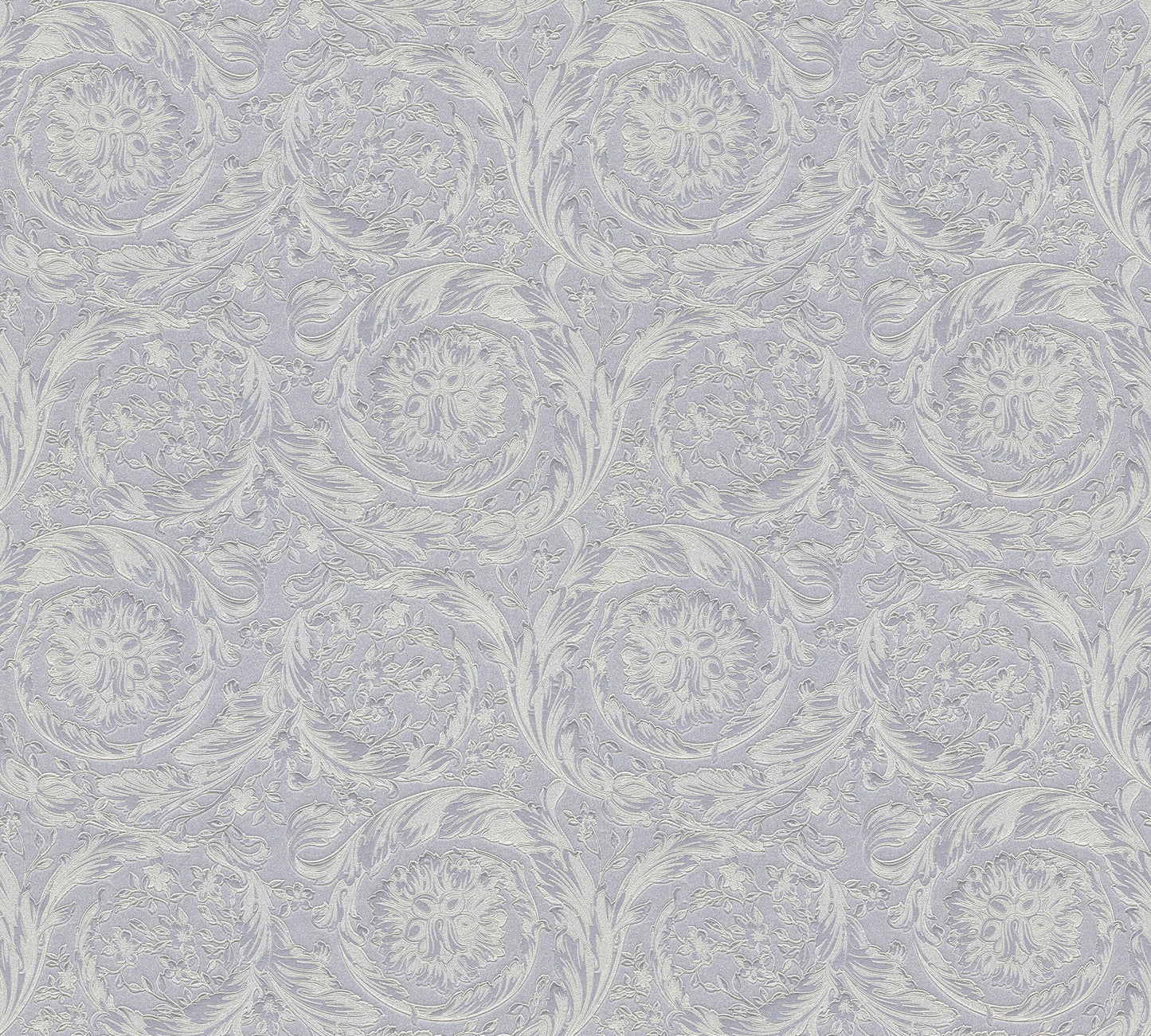 Versace Home Barocktapete Silber 366924 Luxus Vlies Designertapete Tapete Design