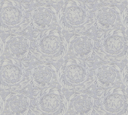 Versace Home Barocktapete Silber 366924 Luxus Vlies Designertapete Tapete Design