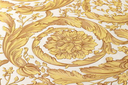 Versace Home Barocktapete Gold 366925 Luxus Vlies Designertapete Tapete Design