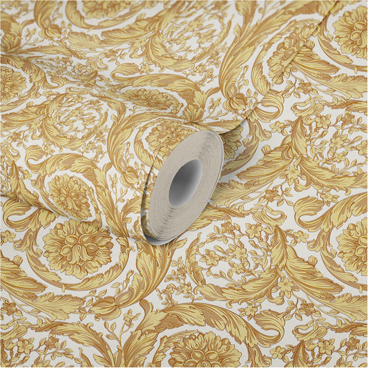 Versace Home Barocktapete Gold 366925 Luxus Vlies Designertapete Tapete Design