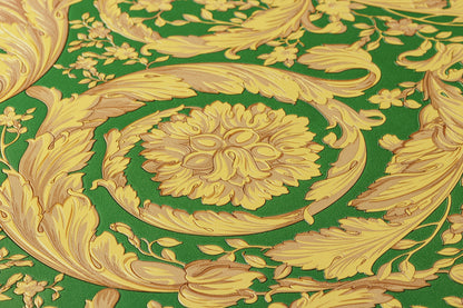 Versace Home Barocktapete Grün 366926 Luxus Vlies Designertapete Tapete Design