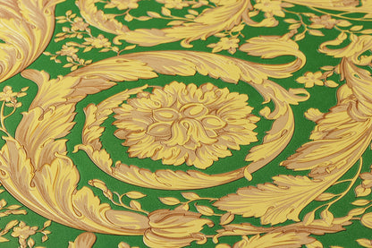 Versace Home Barocktapete Grün 366926 Luxus Vlies Designertapete Tapete Design