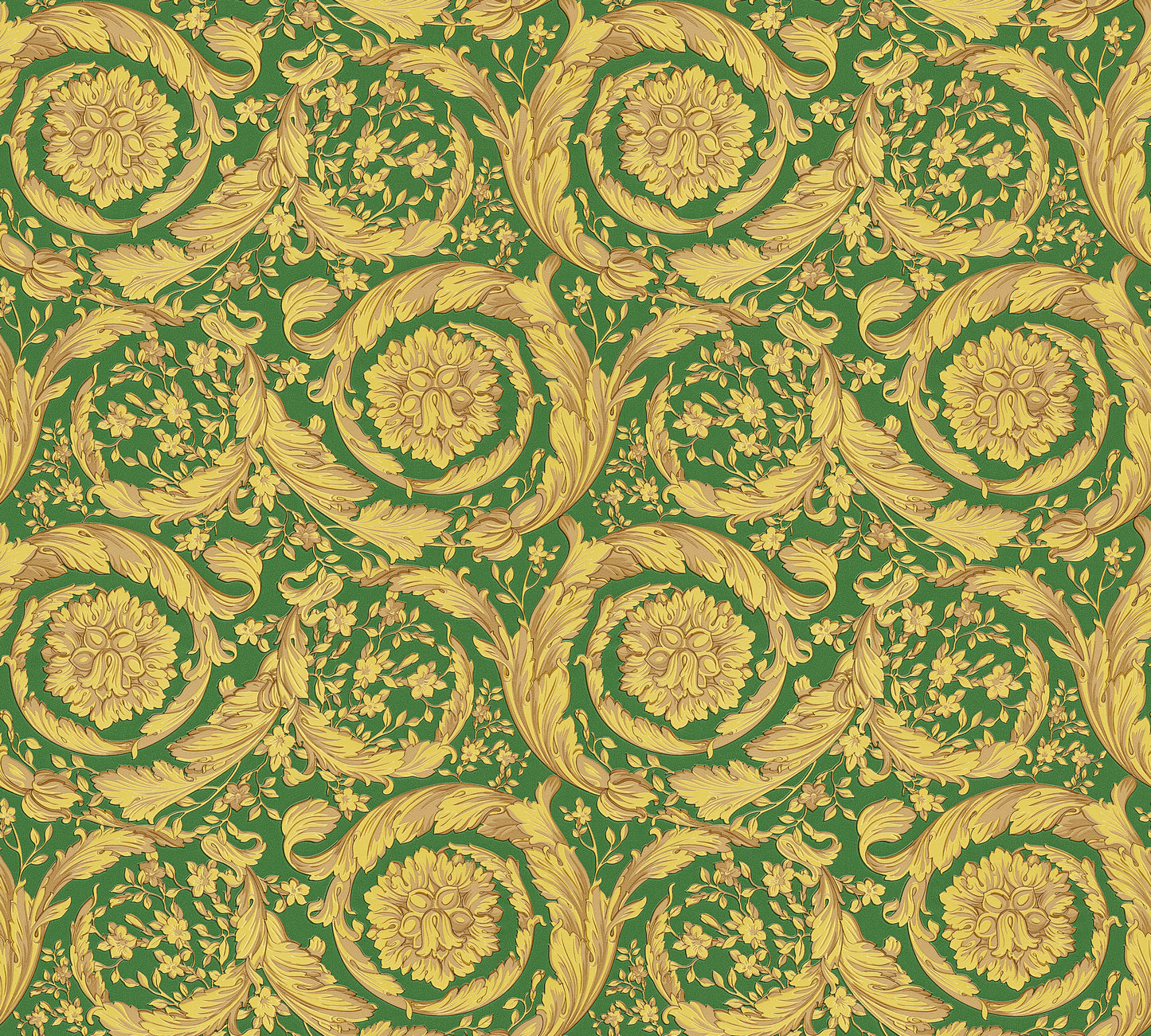 Versace Home Barocktapete Grün 366926 Luxus Vlies Designertapete Tapete Design