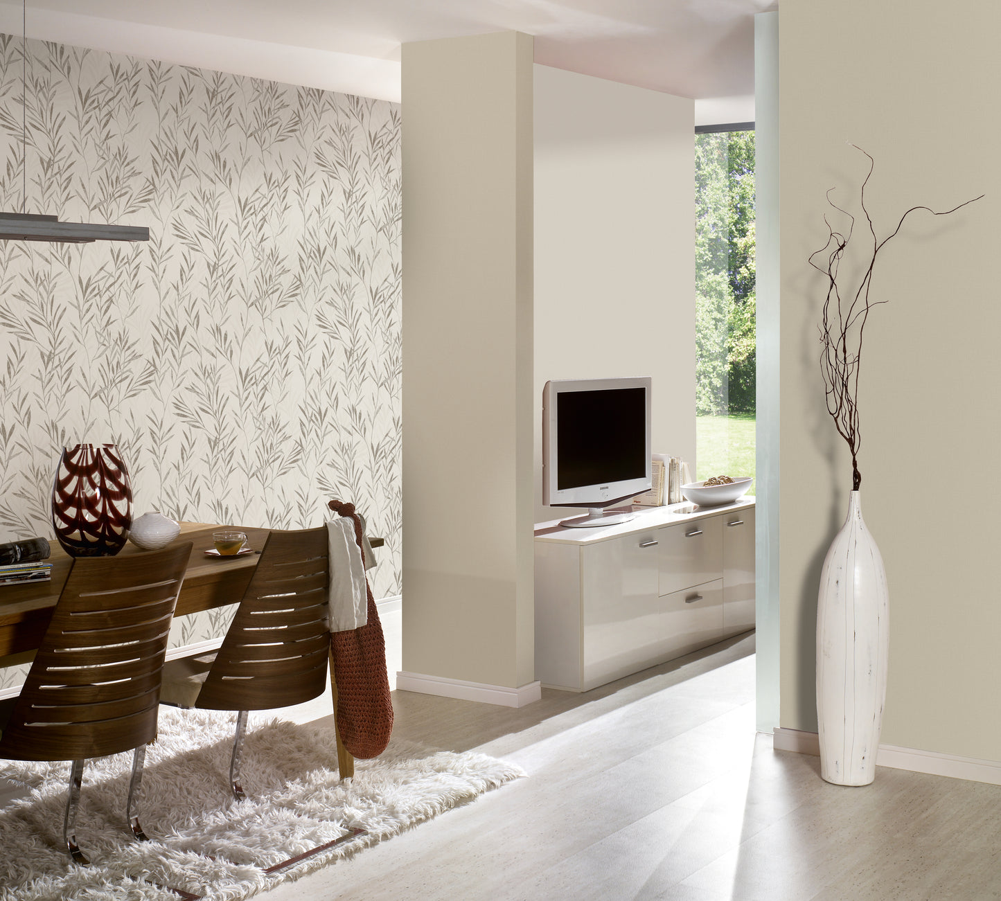 A.S. Création Unitapete Beige Vliestapete 367134 Wandtapete