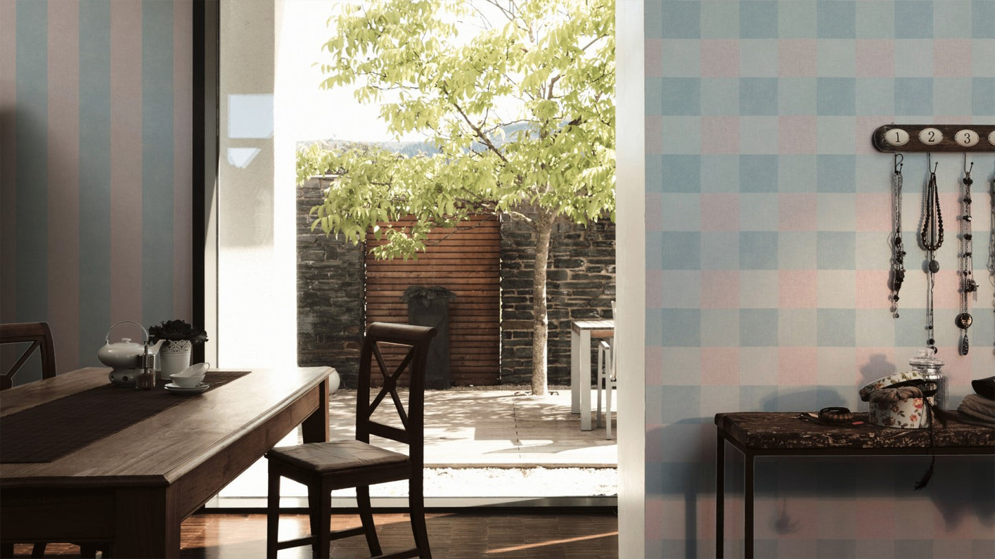 Geometrische Tapete Blau Vliestapete 367153 Wandtapete A.S. Création Tapete