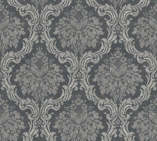 Barocktapete Grau Vliestapete 367166 Wandtapete A.S. Création Tapete