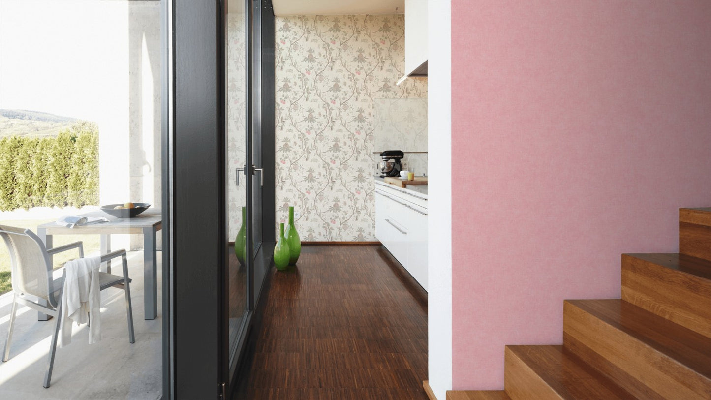 Blumentapete Beige Vliestapete 367191 Wandtapete A.S. Création Tapete