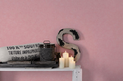 Unitapete Rosa Vliestapete 367208 Wandtapete einfarbig A.S. Création Tapete