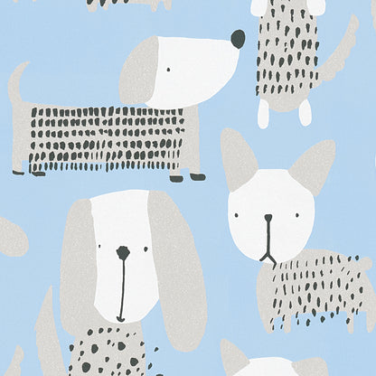 A.S. Création Kinderzimmertapete Blau Papiertapete 367551 Wandtapete