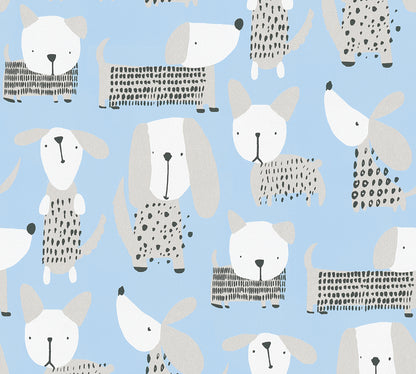 A.S. Création Kinderzimmertapete Blau Papiertapete 367551 Wandtapete