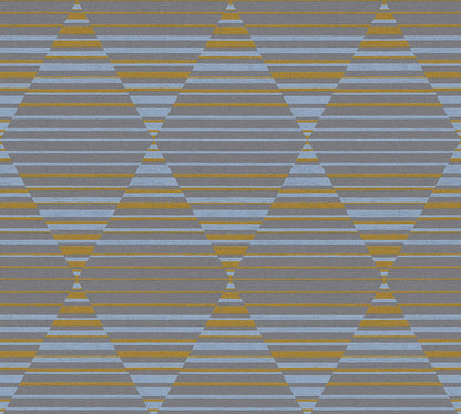 Geometrische Tapete Blau Vliestapete 367573 Wandtapete A.S. Création Tapete