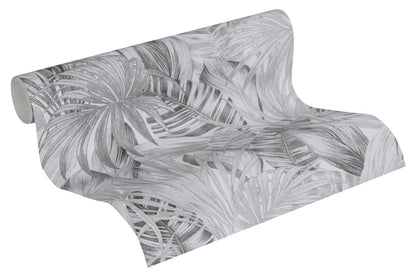 A.S. Création Tapete Attractive 2 368203 Grau Floral Wandtapete Vliestapeten