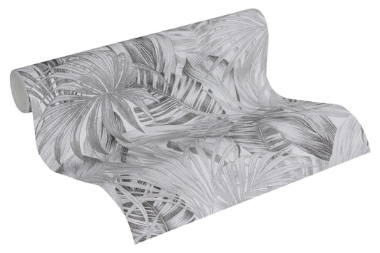 A.S. Création Tapete Attractive 2 368203 Grau Floral Wandtapete Vliestapeten