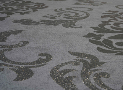 A.S. Création selbstklebende Barocktapete Grau Papiertapete 368241 Wandtapete