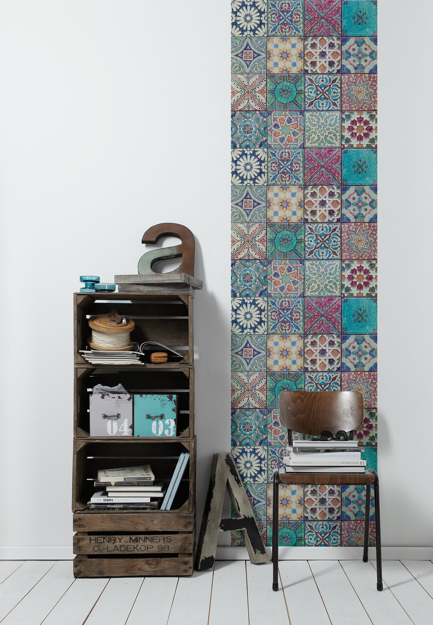 A.S. Création selbstklebende Fliesentapete Rot Papiertapete 368401 Wandtapete