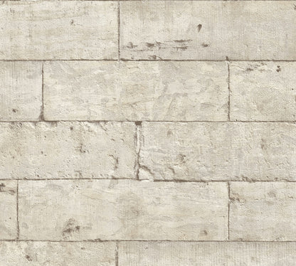 A.S. Création selbstklebende Steintapete Beige Papiertapete 368471 Wandtapete
