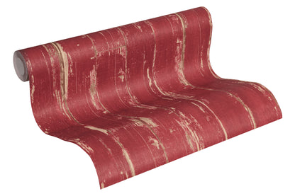 A.S. Création Tapeten in Holzoptik Rot Vliestapete 368561 Wandtapete