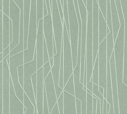 Geometrische Tapete Grün Vliestapete 368785 Wandtapete A.S. Création Tapete