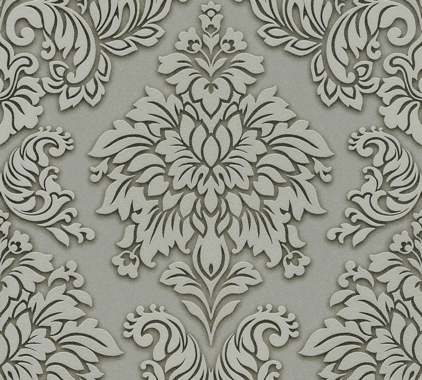 Barocktapete Grau Vliestapete 368981 Wandtapete A.S. Création Tapete